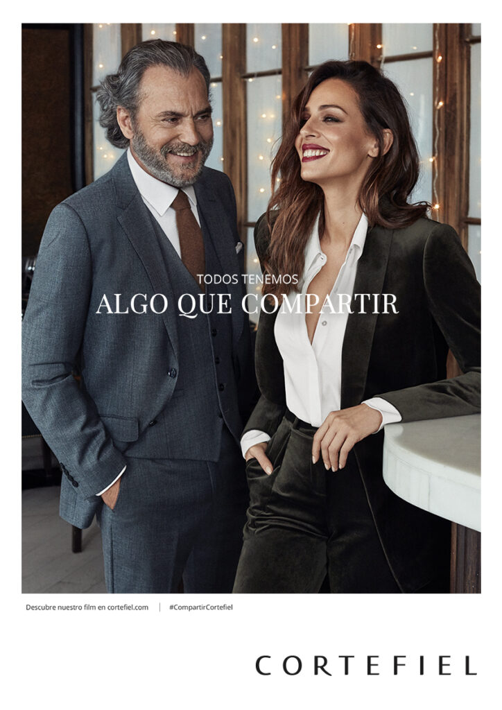Cortefiel Campaign with actor José Coronado and actress Eva González shot by fashion photographer Xavi Gordo | 8AM artist management
