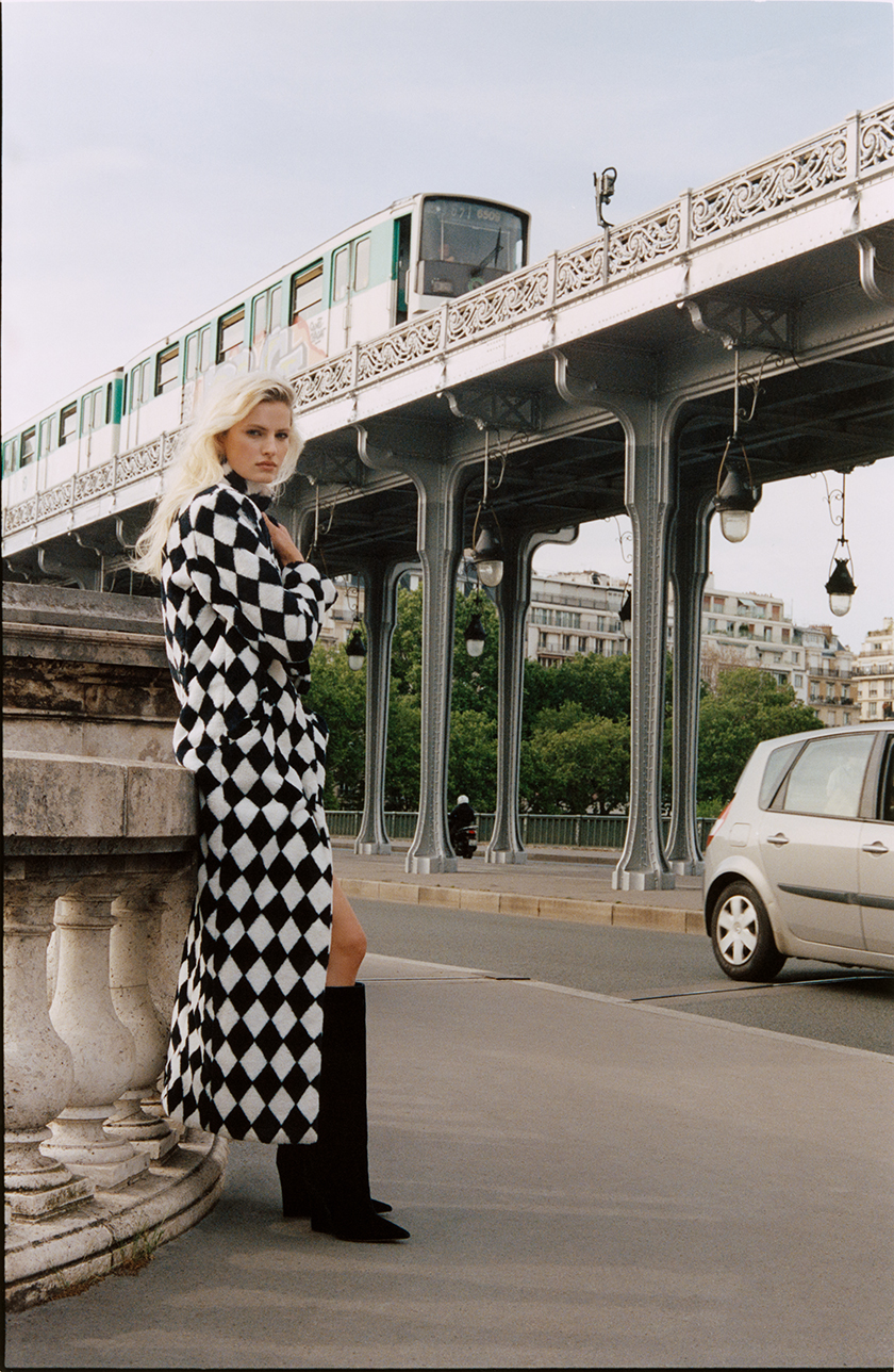 New editorial  Paris  style  Marian Nachmia  Love  Want  fashion  Bottega  Veneta  Felice Nova 8AM 8artistmanagement 