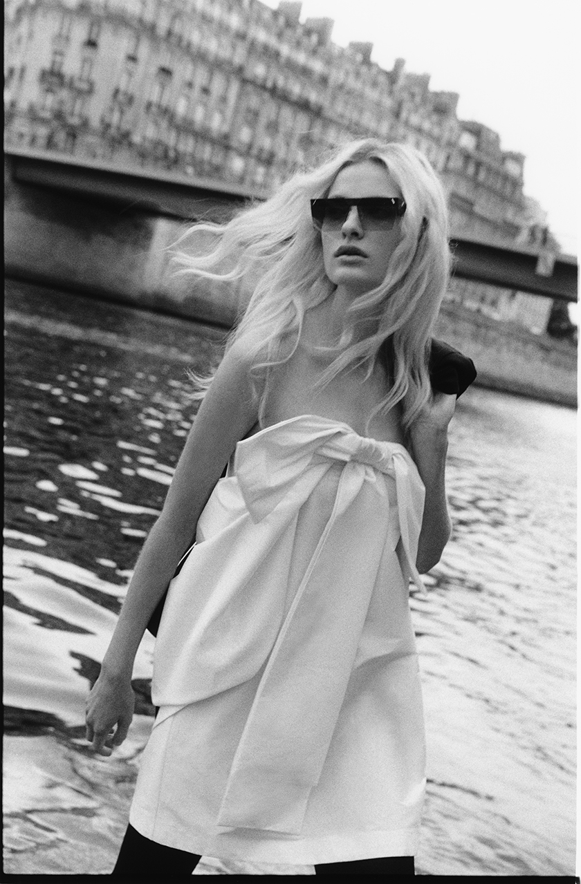New editorial  Paris  style  Marian Nachmia  Love  Want  fashion  Bottega  Veneta  Felice Nova 8AM 8artistmanagement 