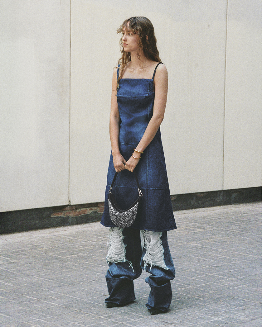 New Loewe campaign denim & denim coproduced by 8artistmanagement fashion fw22 collection 