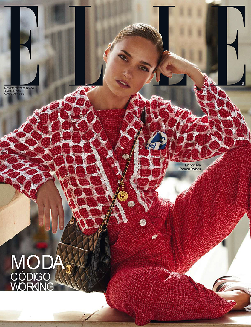 New cover for Elle Spain magazine photographed by Rafa Gallar with Karmen Pedaru in Madrid