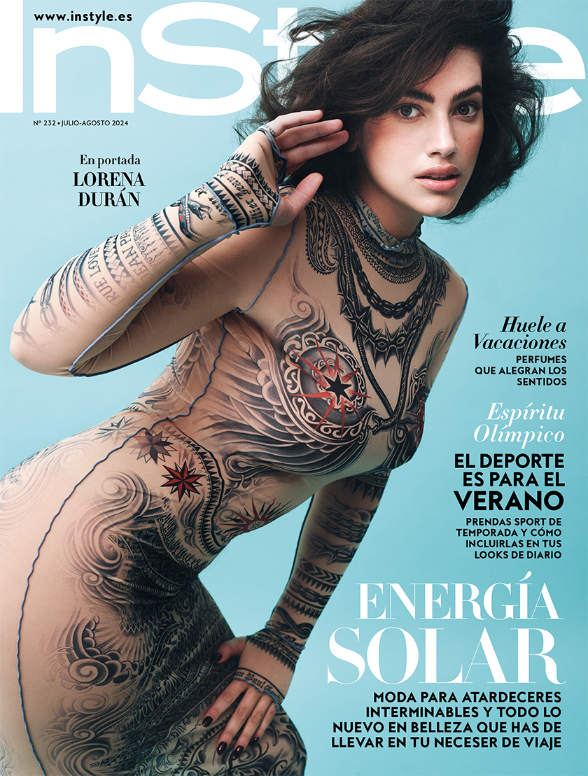 July cover of the month for Instyle Spain starring Lorena Duran