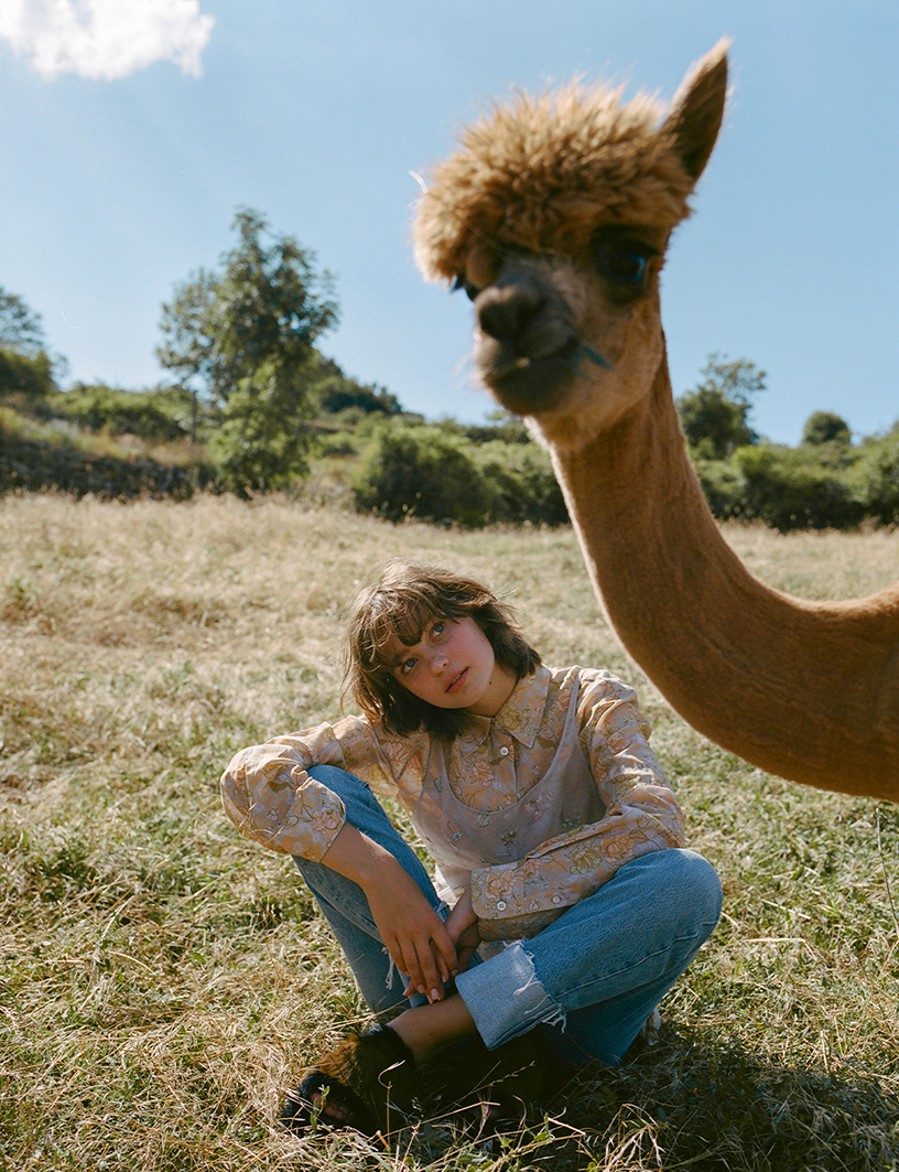 Editorial Alpacas - Glamour Magazine - Berta Pfirsich