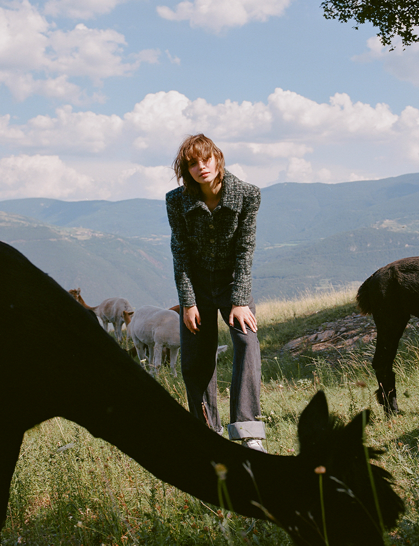 Editorial Alpacas - Glamour Magazine - Berta Pfirsich