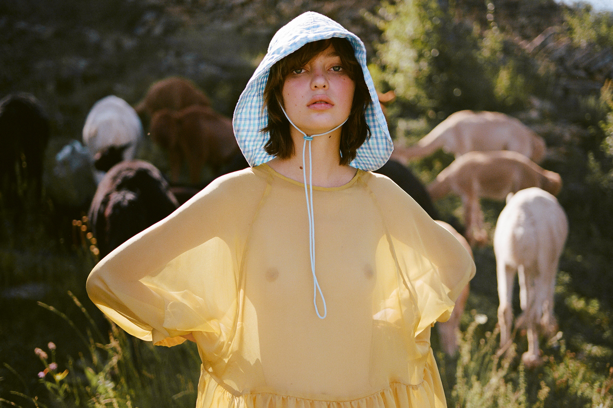 Editorial Alpacas - Glamour Magazine - Berta Pfirsich
