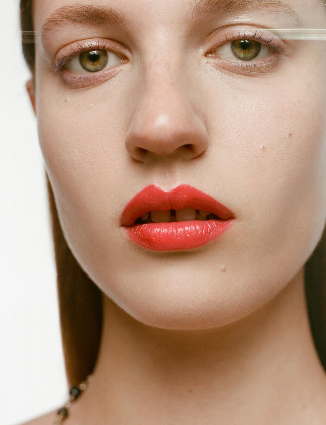 Berta Pfirsich beauty editorial with chanel beauty for Vein Magazine
