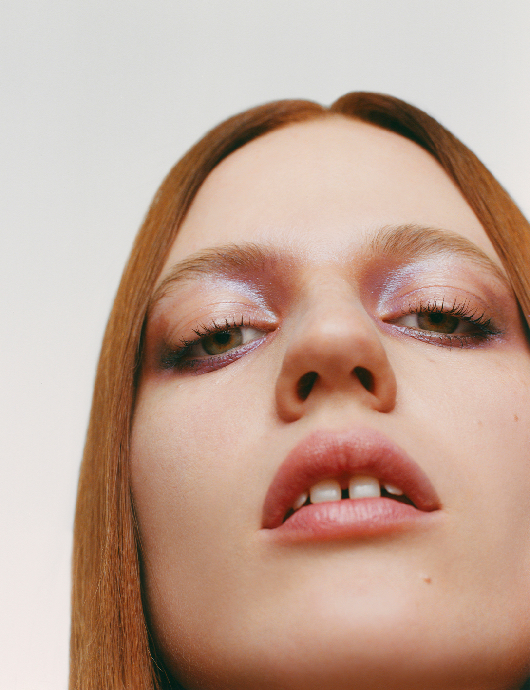 Berta Pfirsich beauty editorial with chanel beauty for Vein Magazine