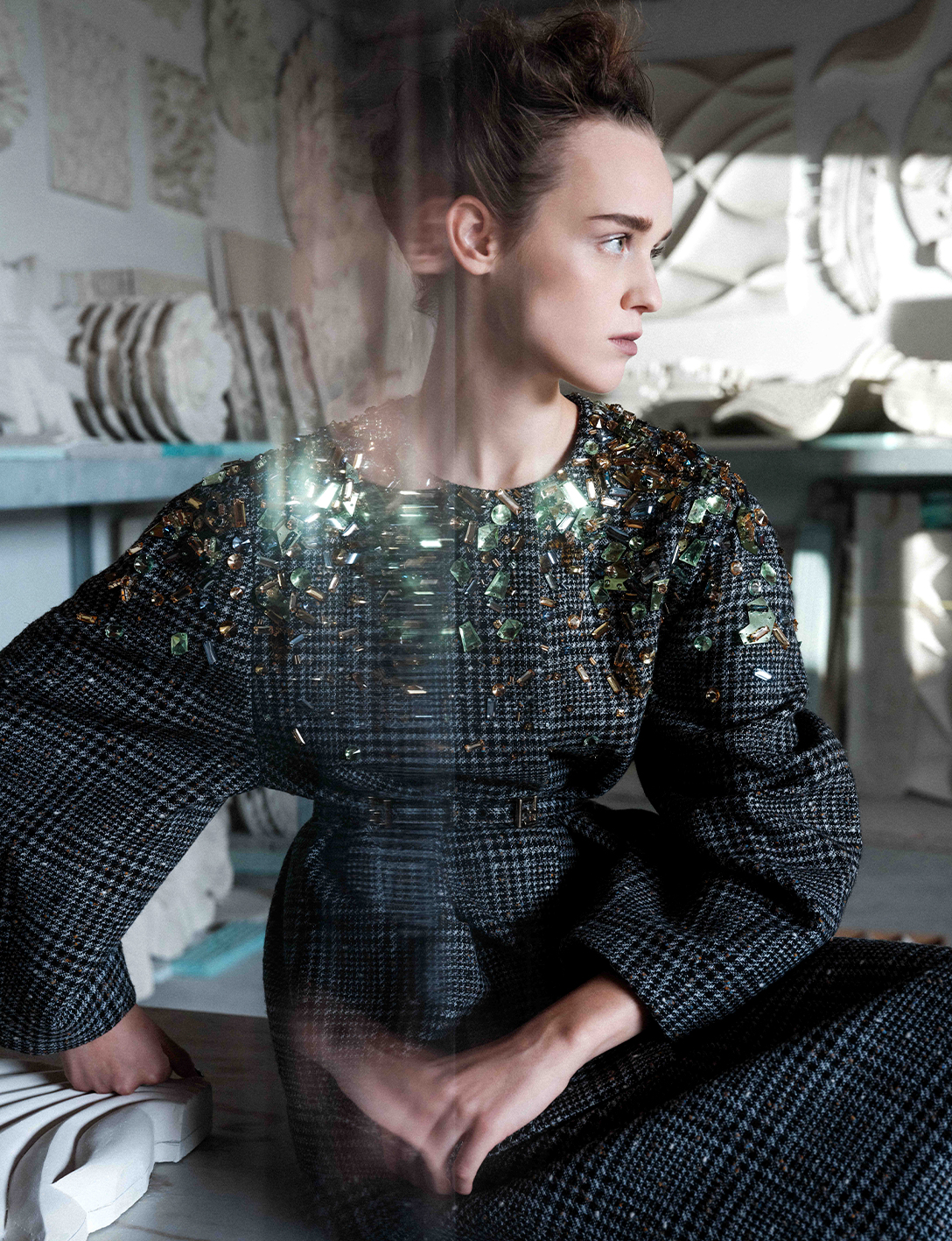 L'officiel Italia editorial of Frederico Martins December 2025